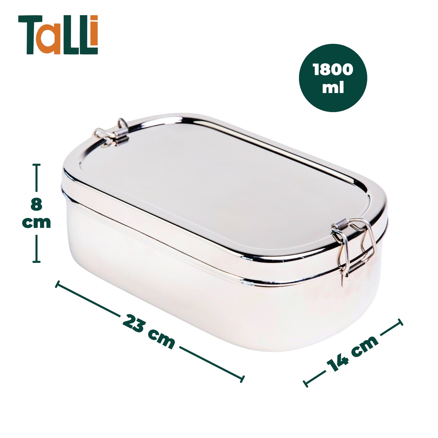 Stainless steel lunch box XL