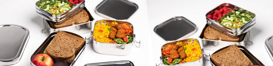 RVS Lunchboxen / Broodtrommels