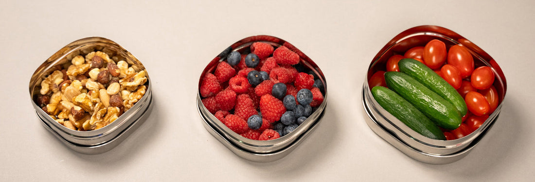 RVS Fruitbakjes / Snackboxen Weer Op Voorraad!