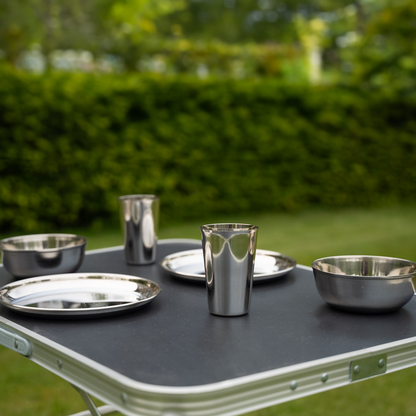 Stainless Steel Camping Set (6 Persons)