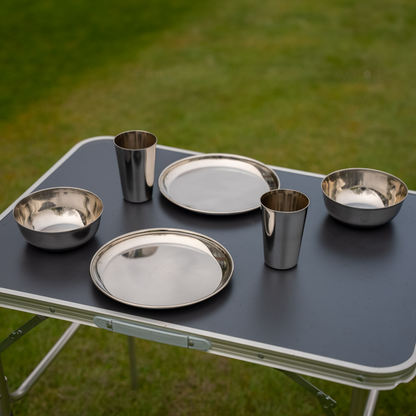 Stainless Steel Camping Set (6 Persons)