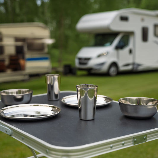 Stainless Steel Camping Set (2 Persons)