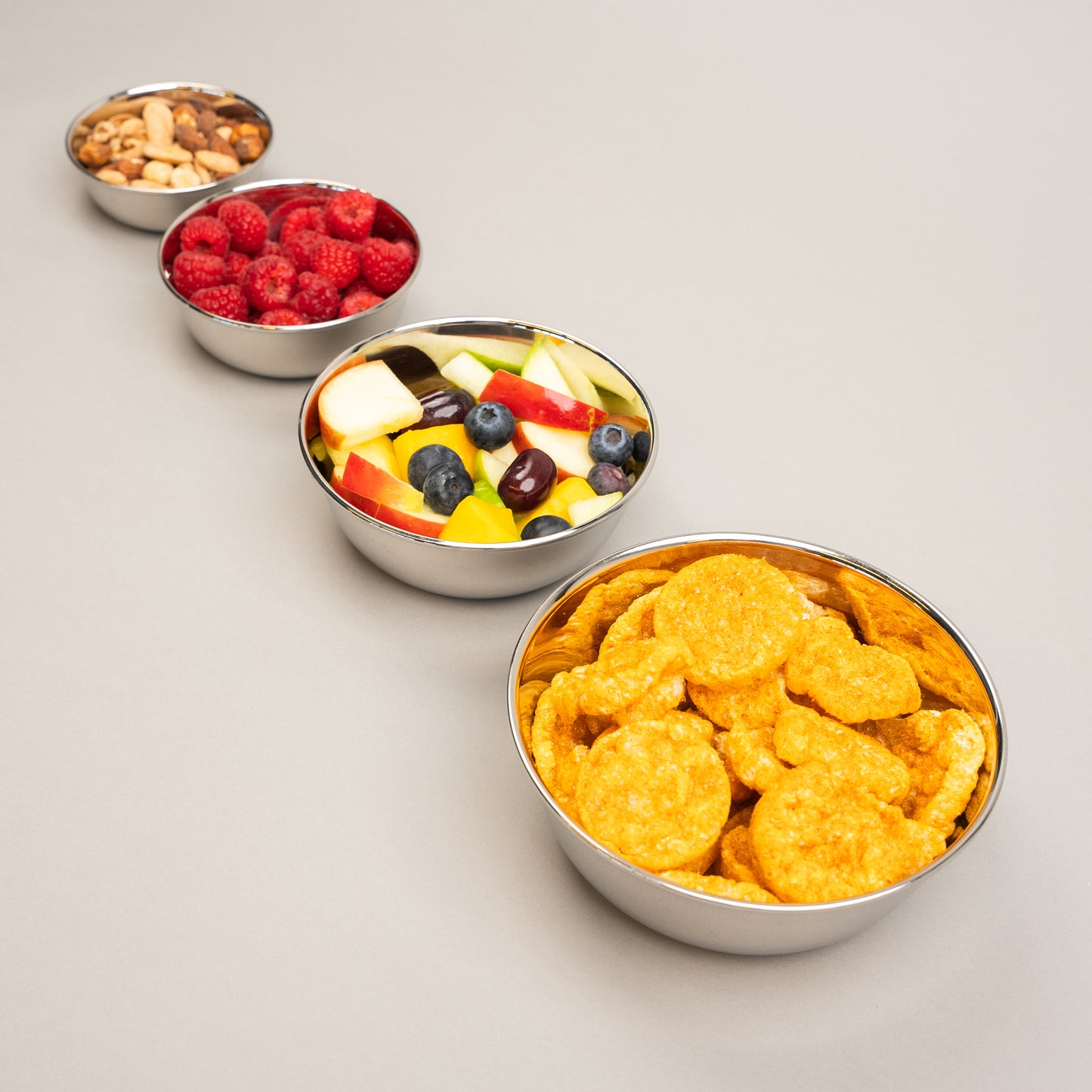 Stainless steel bowls