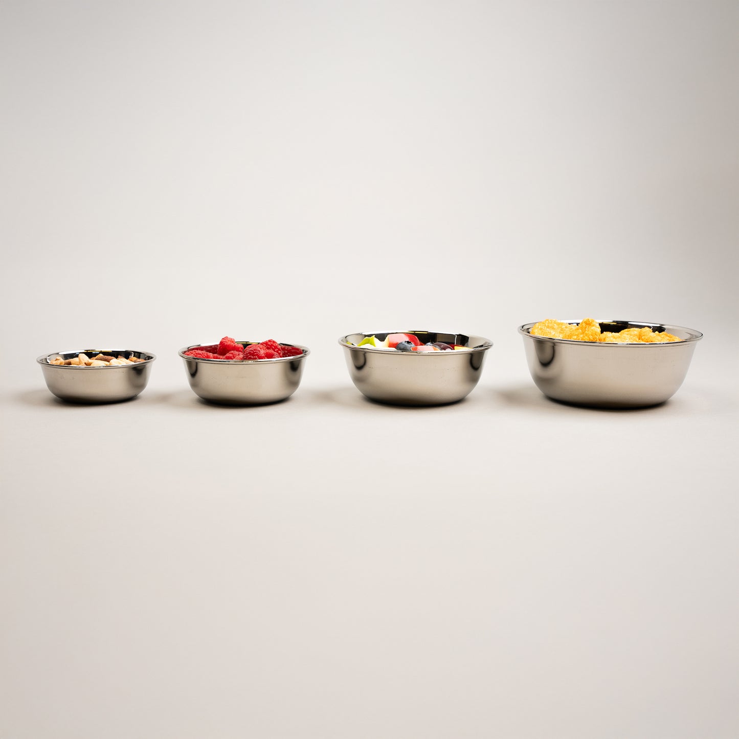 Stainless steel bowls