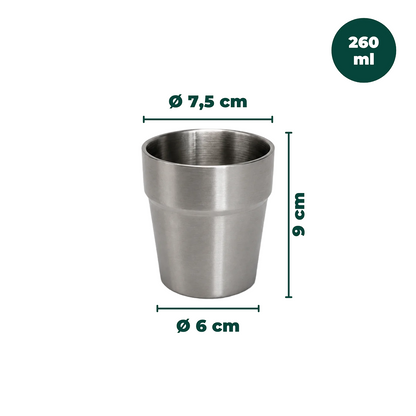 RVS kinderbeker 260 ml (set van 2)