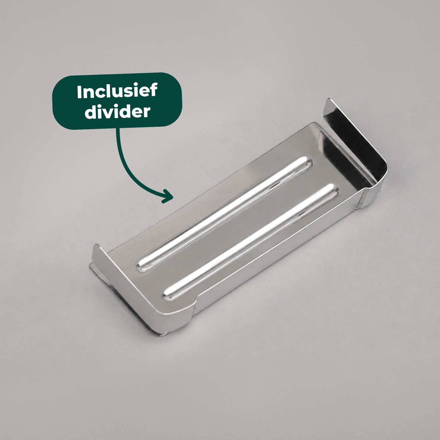 Grande boîte repas étanche en inox avec séparateur