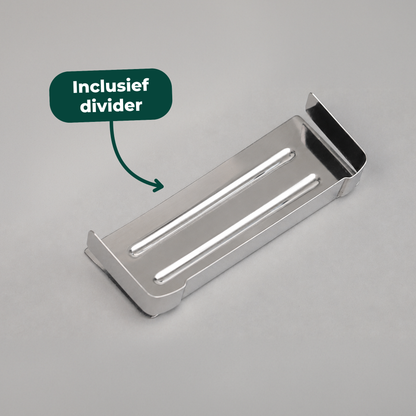 Grande boîte repas étanche en inox avec séparateur