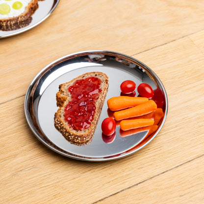 Stainless steel meal plates