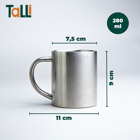 Stainless steel mug