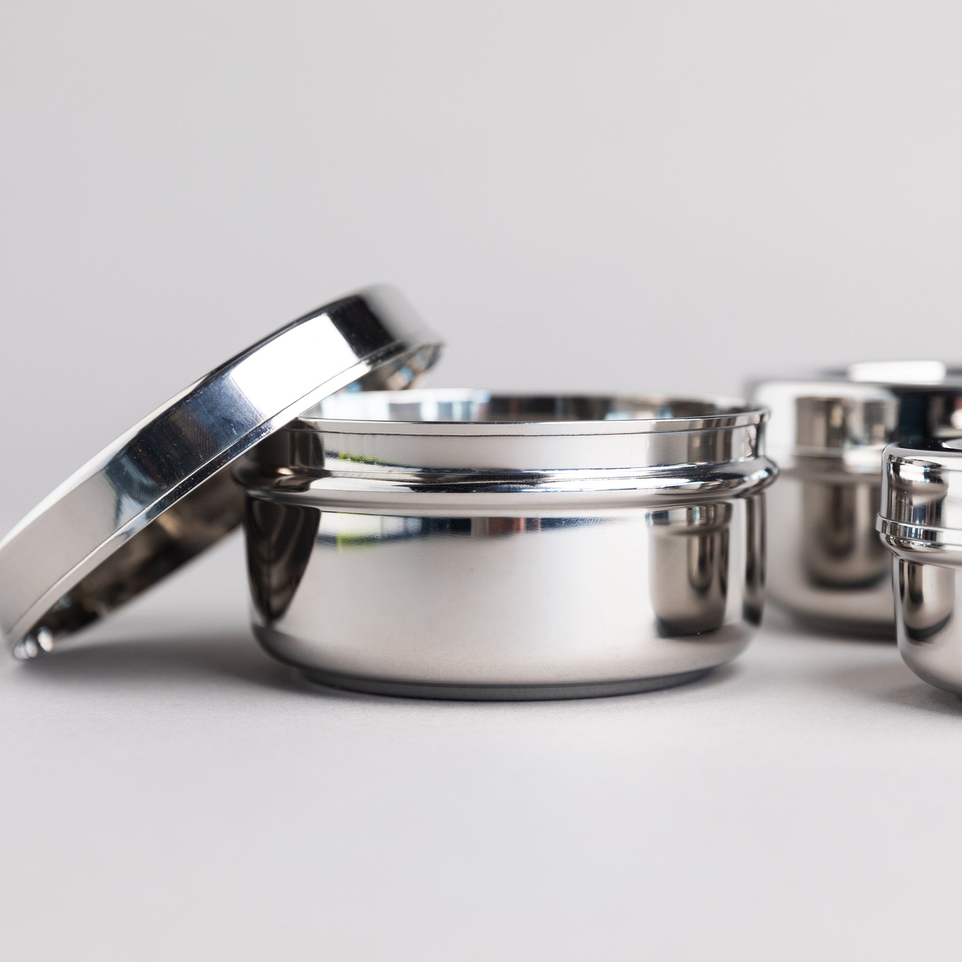 RVS snackbox met deksel