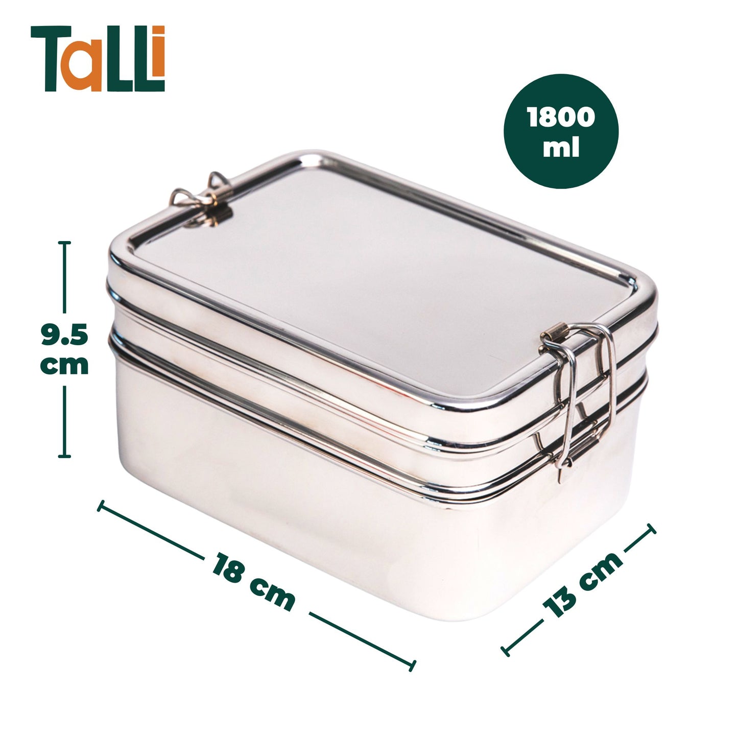 3-in-1 RVS Lunchbox