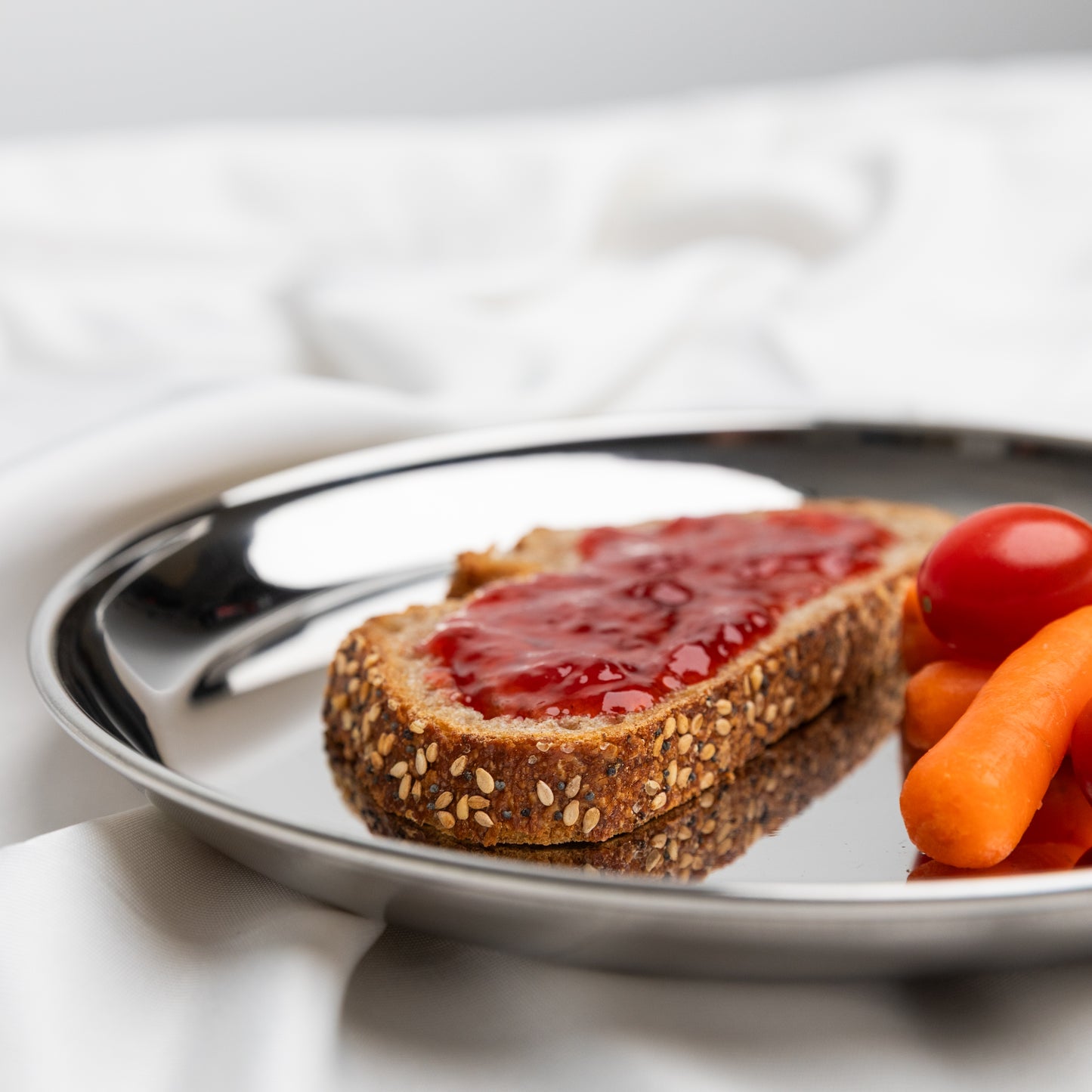 Stainless steel meal plates