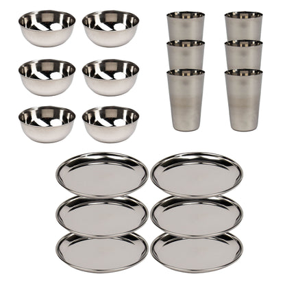 Stainless Steel Camping Set (6 Persons)