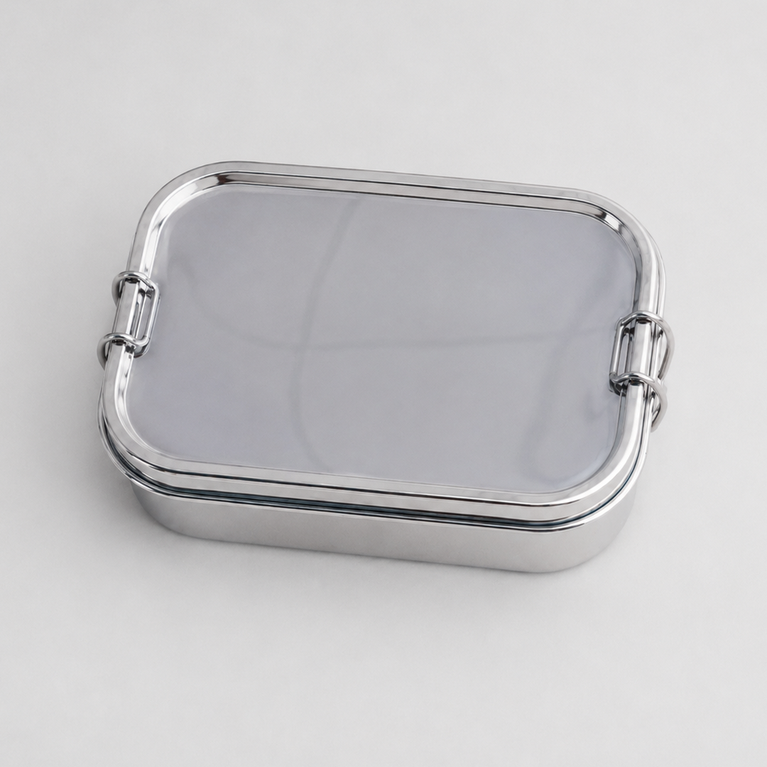 RVS Lunchbox Lekvrij Groot (+divider)